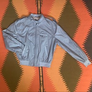 Members Only iconic gray racer jacket
